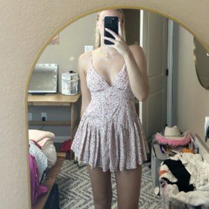 HELLO MOLLY FLORAL ROMPER